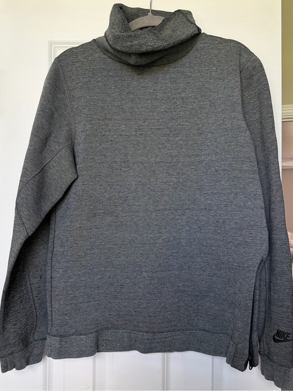 Nike Women's Charcoal Gray Cowl Neck Sweater